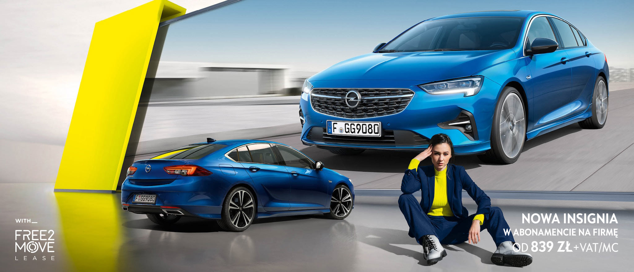 Opel Insignia, abonament Free2Move Lease